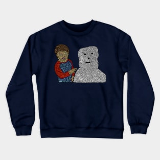 A Boy and His Snowman Crewneck Sweatshirt